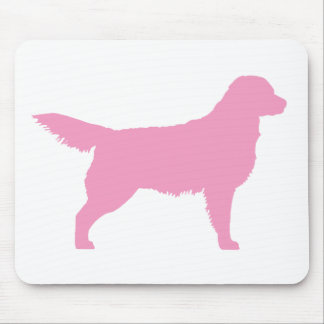 Golden Retriever (pink) Mouse Pad