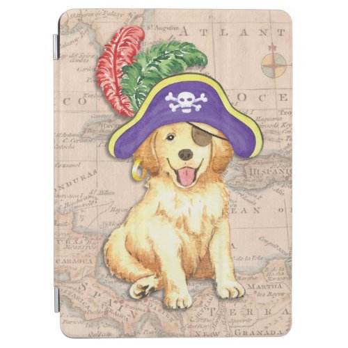 Golden Retriever Pirate iPad Air Cover