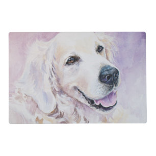 Golden retriever placemat