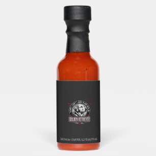 Golden Retriever Plans Dog Badge Design Hot Sauces