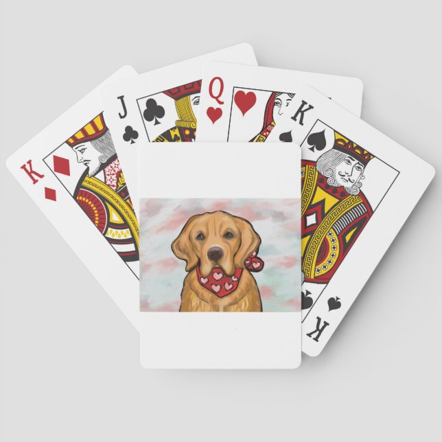 Golden Retriever Poker Cards (Back)