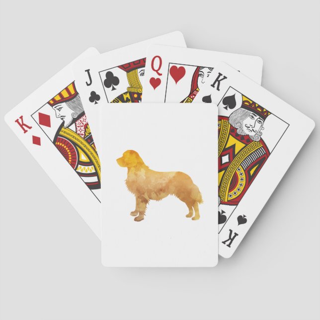 Golden Retriever Poker Cards (Back)