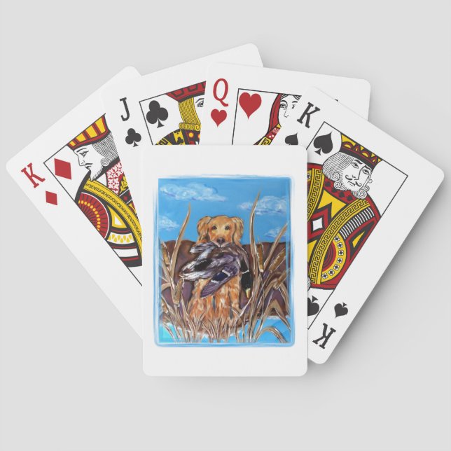 GOLDEN RETRIEVER POKER CARDS (Back)