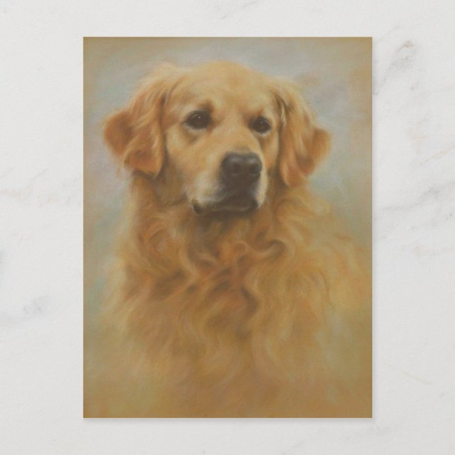 Golden Retriever Postcard (Front)