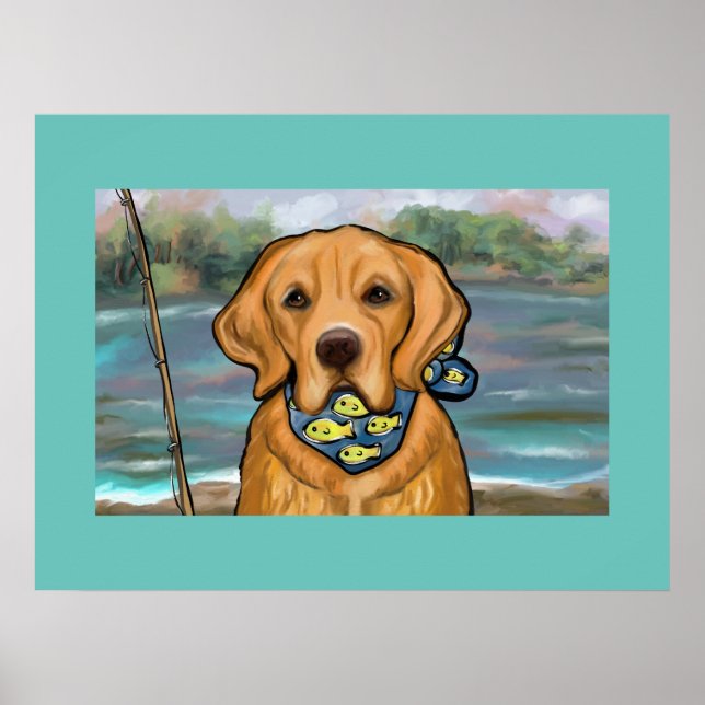 Golden Retriever Poster (Front)