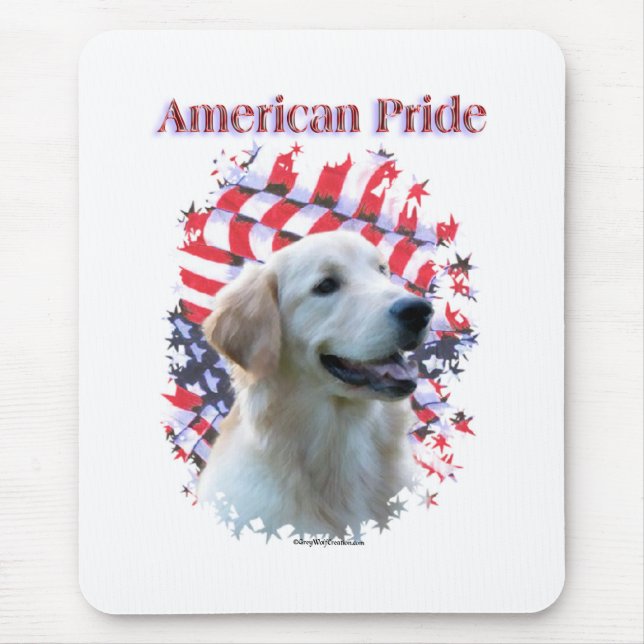 Golden Retriever Pride Mouse Pad (Front)