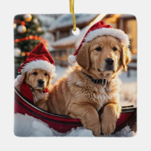 Golden Retriever Puppies Christmas