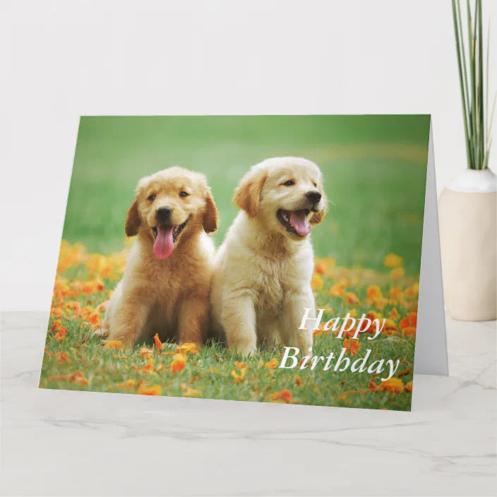 Golden Retriever Dog Fathers Day Bookmark and Greeting Card 