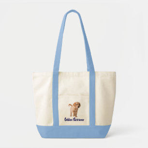 Golden Retriever Puppy Dog Canvas Tote Bag