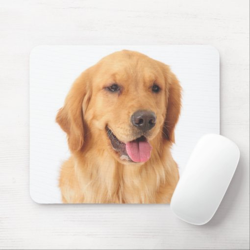 Golden Retriever Puppy Dog Love Mouse Pad | Zazzle