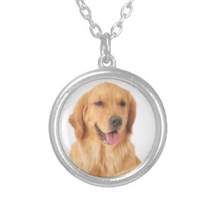 Golden Retriever Puppy Dog Pendant Necklace