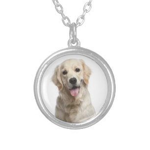 Golden Retriever Puppy Dog Pendant Necklace