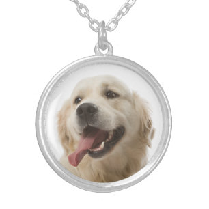 Golden Retriever Puppy Dog Pendant Necklace
