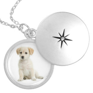 Golden Retriever Puppy Dog Pendant Necklace