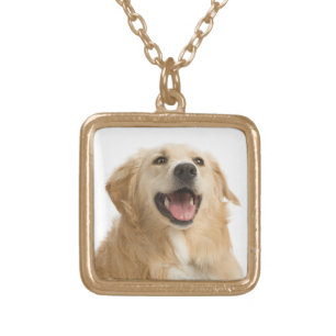 Golden Retriever Puppy Dog Pendant Necklace