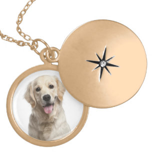 Golden Retriever Puppy Dog Pendant Necklace