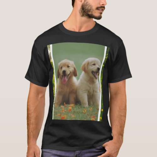 Golden Retriever Puppy Dog Photo Unisex T-Shirt |