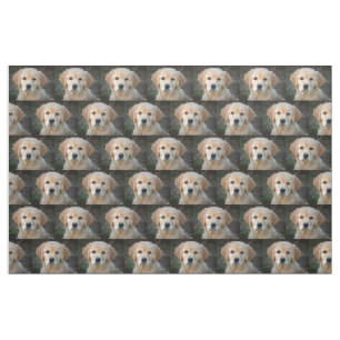 Golden Retriever Puppy Fabric