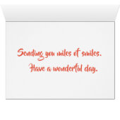 Golden Retriever Puppy Growing Up Funny Card (Inside Horizontal (Bottom))