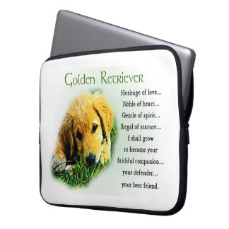 Golden Retriever Puppy Heritage Gifts Laptop Sleeve