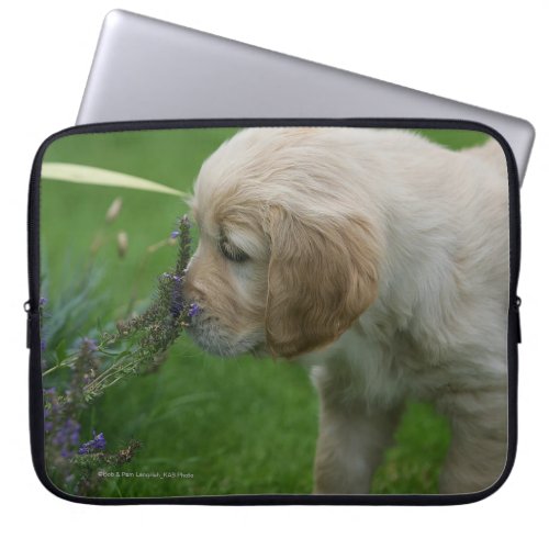 Golden Retriever Puppy Laptop Sleeve