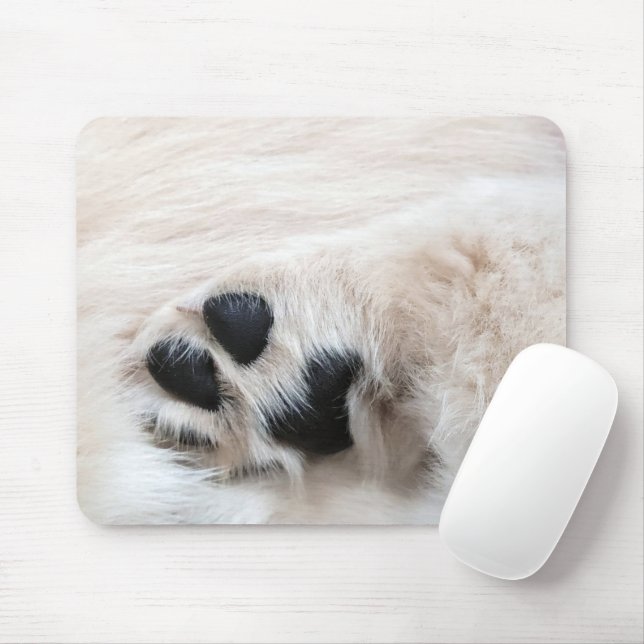 Golden Retriever Puppy Paw Mouse Pad (With Mouse)