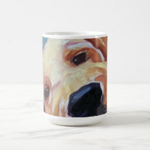 Golden Retriever Puppy Pet Portrait Coffee Mug
