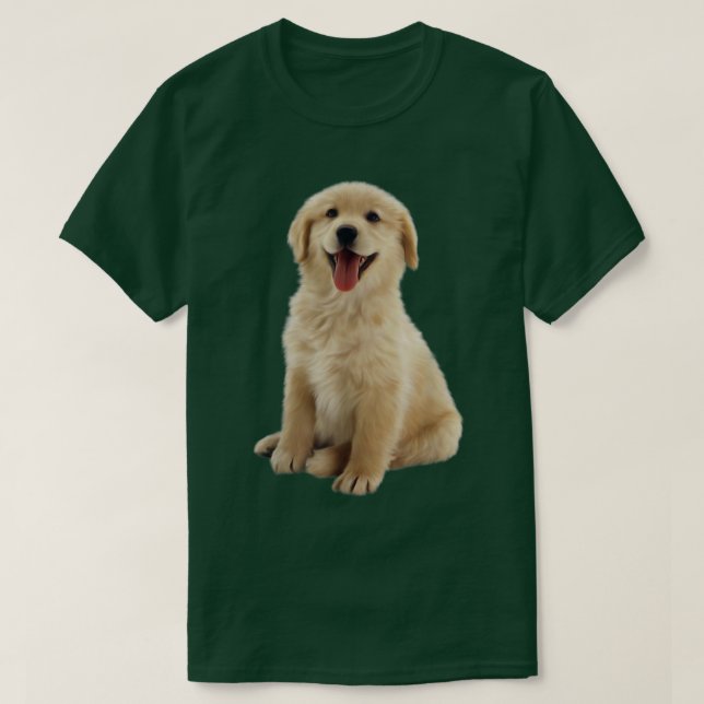 Golden Retriever Puppy  T-Shirt (Design Front)