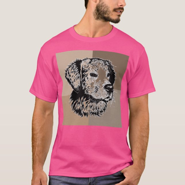 Golden Retriever Puppy T-Shirt (Front)