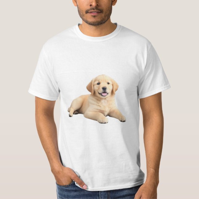Golden Retriever Puppy T-Shirt (Front)