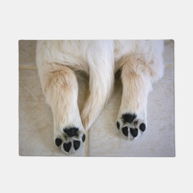 Golden Retriever Puppy Toes Doormat (Front)