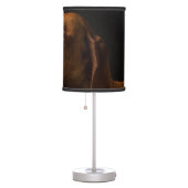 Golden Retriever Purebred Portrait Table Lamp (Right)