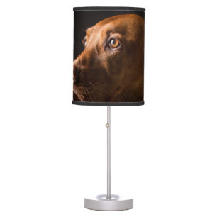 Golden Retriever Purebred Portrait Table Lamp