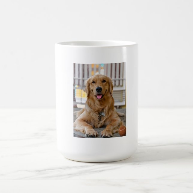 golden retriever rate color morph mug  (Center)