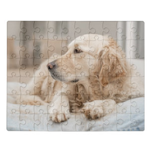 Golden Retriever Resting Jigsaw Puzzle