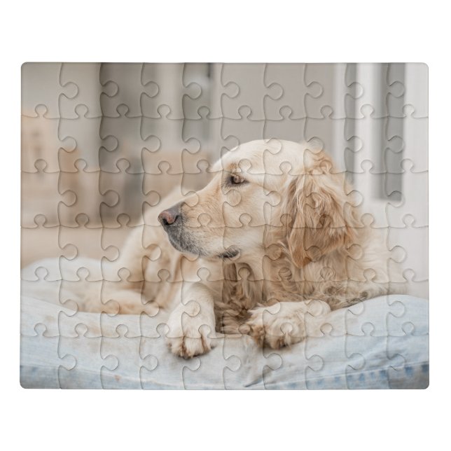 Golden Retriever Resting Jigsaw Puzzle (Puzzle Horizontal)