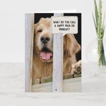 Golden Retriever Retirement Card by dryfhout at Zazzle