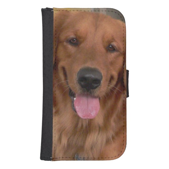 Golden Retriever Samsung Galaxy Phone Wallet Case (Front)