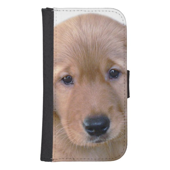 Golden Retriever Samsung Galaxy Phone Wallet Case (Front)