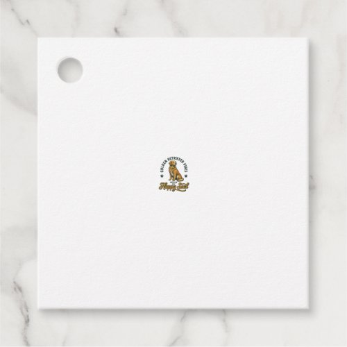 Golden Retriever Shirt Vintage Engraving Dog Lover Favor Tags