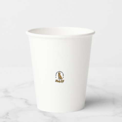 Golden Retriever Shirt Vintage Engraving Dog Lover Paper Cups