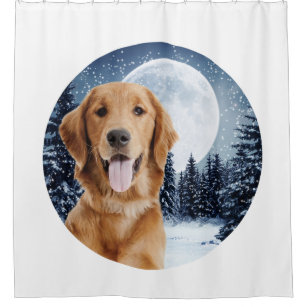 Golden Retriever Shower Curtains Zazzle Golden Retriever Shower Curtain