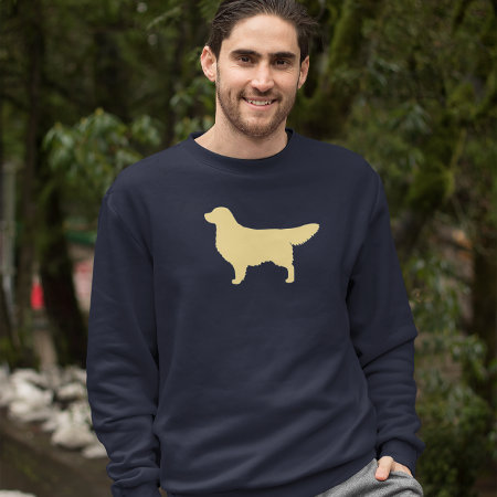 Golden Retriever Silhouette | Cool Dog Lover's Sweatshirt