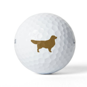 Golden Retriever Silhouette | Dog Breed Golf Balls