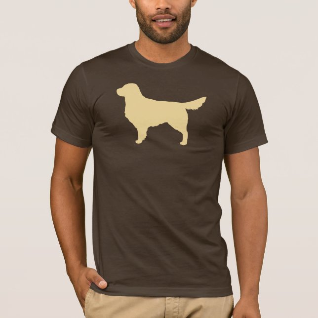 Golden Retriever Silhouette | Dog Breed T-Shirt (Front)