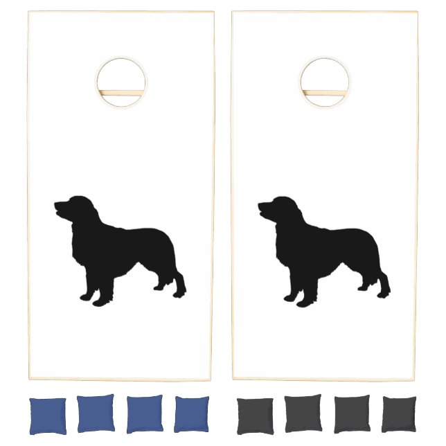 Golden Retriever Silhouette Love Dogs Cornhole Set (Set)