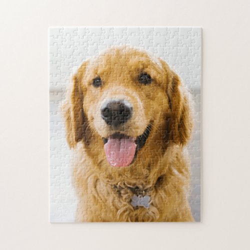 Golden Retriever Smiling Jigsaw Puzzle