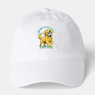 Golden Retriever Soccer Dog My Dog Wants the ball Hat