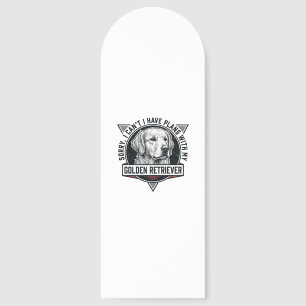 Golden Retriever Sorry I Have Plans Dog Lover Desi Bookmarks