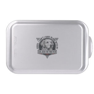 Golden Retriever Sorry I Have Plans Dog Lover Desi Cake Pan